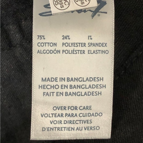 NWT - SEVEN7 Metro Ultra High Rise Skinny Black Cotton Blend Denim Jeans Size 4 - Picture 11 of 11